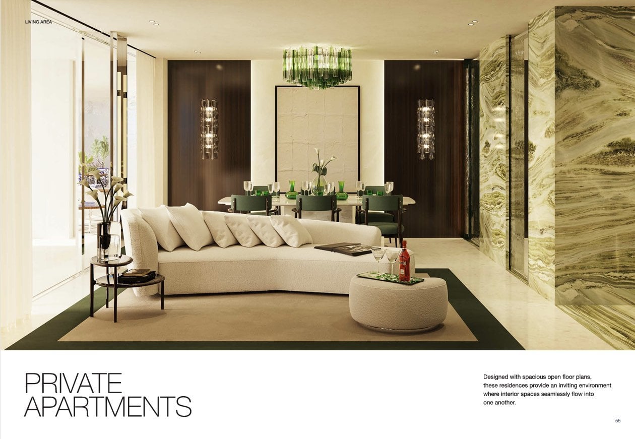 Living room with D&G Casa furnishings